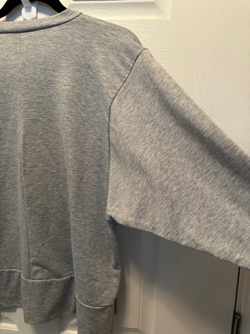 Sew in Love Perfectly Imperfect Grey Graphic Sweatshirt Dolman Sleeve Boxy M - Picture 4 of 4